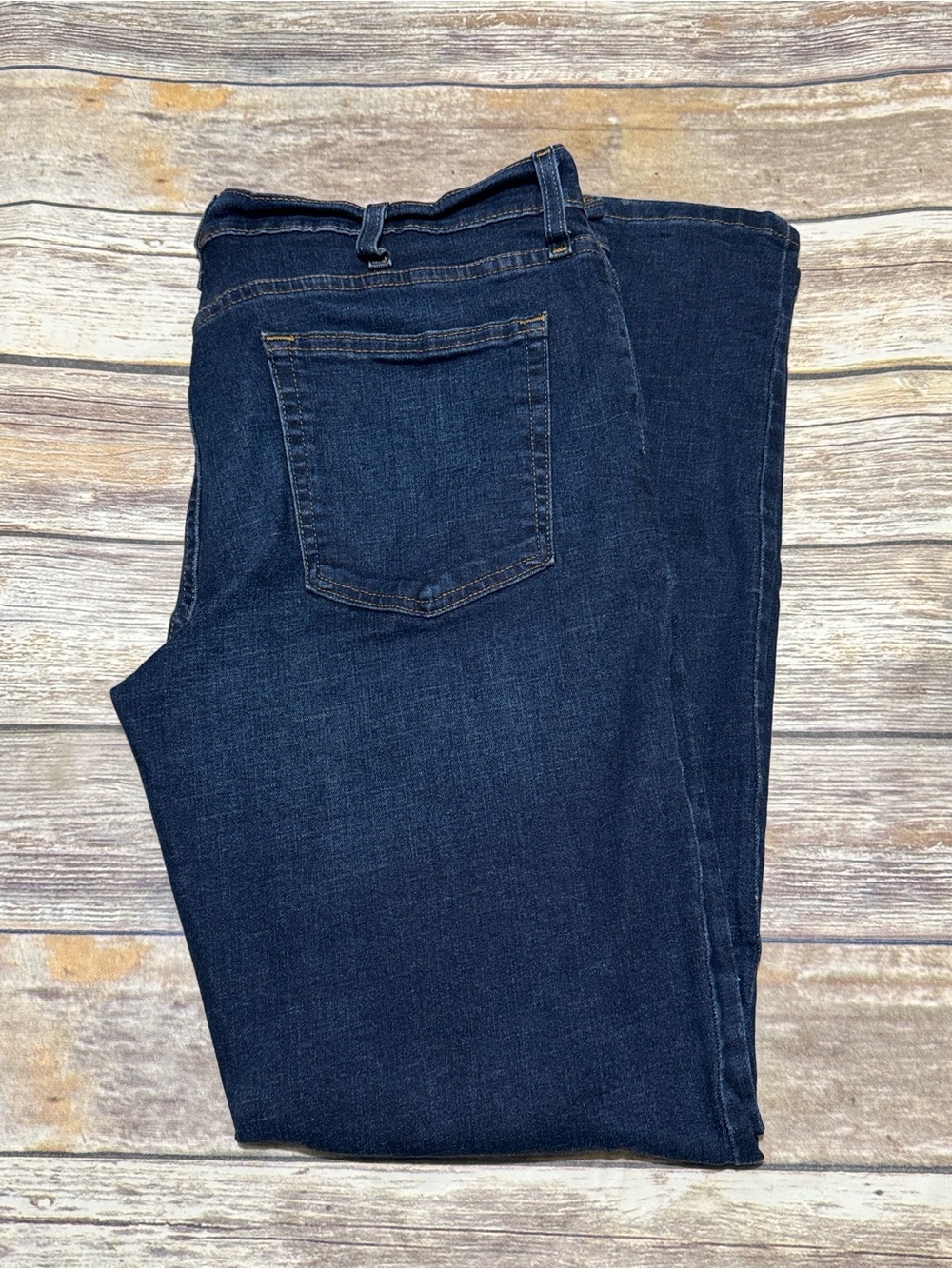 George Men's Navy Straight-Leg Slim Jeans